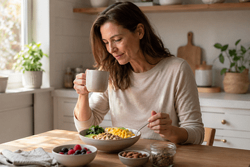 petit déjeuner protéiné à la préménopause