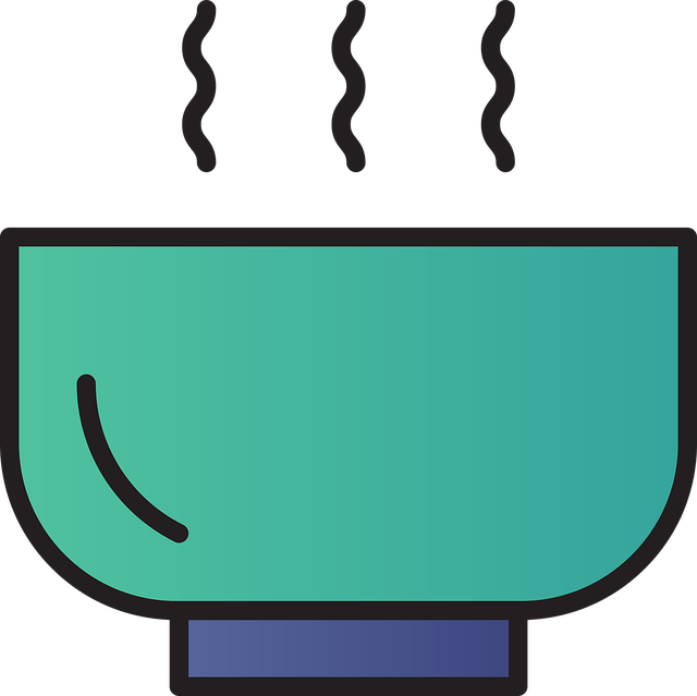 bol d'eau chaude pour inhalation d'huiles essentielles